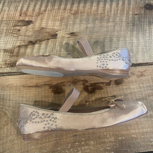 Jeffrey Campbell x FP x Understated Leather Stars Align Ballet Flats  Size 8.5 - Picture 4 of 9